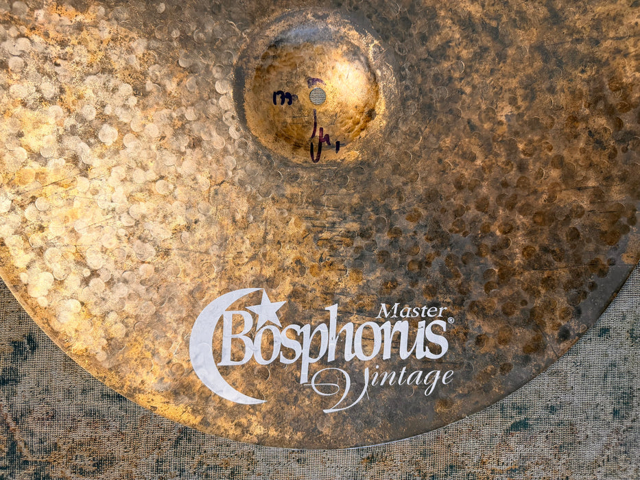 Bosphorus MASTER VINTAGE 20” Ride Crash ONLY 1790 g IMMACULATE Cond! PAPER-Y LIGHT! Unlathed!