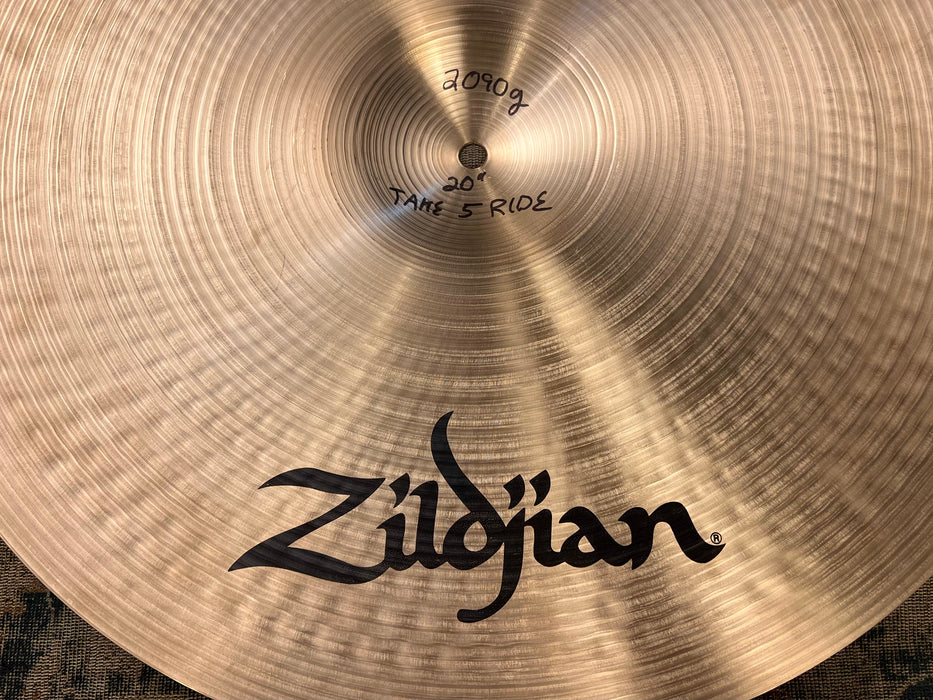 Rare Limited Zildjian TAKE 5 RIDE 20” 2090 g IMMACULATE Semi-Dark Balanced