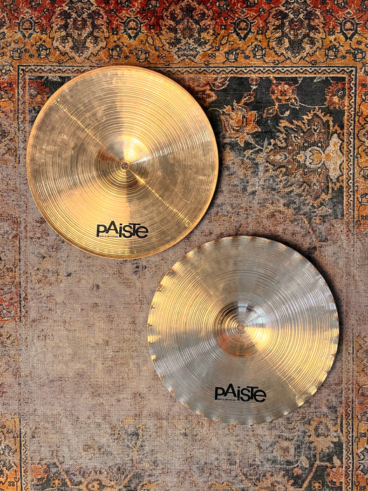 RARE Paiste SIGNATURE SOUND EDGE 13” Hihats CLEAN ULTRA CRISP! Discontinued! Amazing shape! 866 950 g