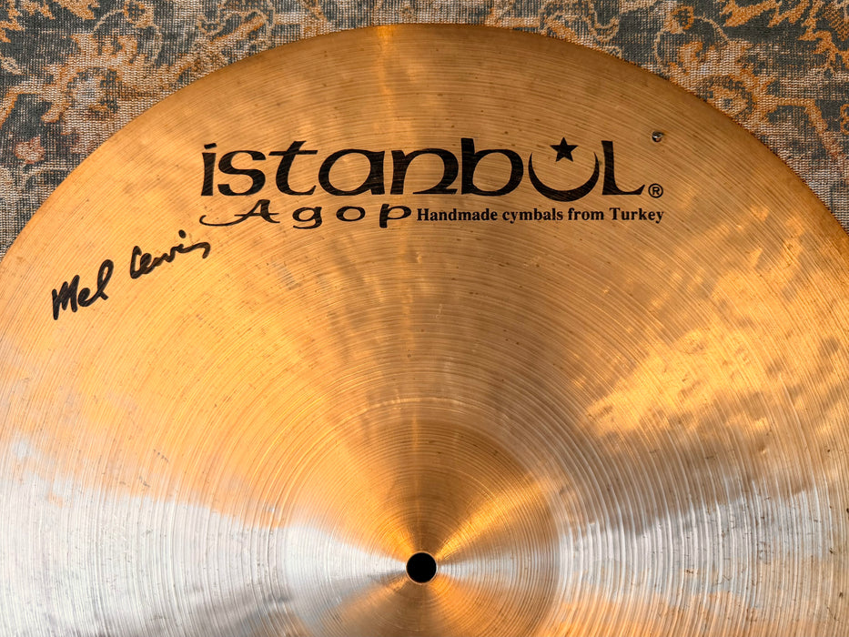 ISTANBUL AGOP 21” MEL LEWIS Ride Sizzle Ultra Warm Crashable! Gorgeous! 2042 g Mellowed