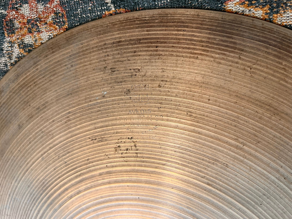 Vintage Zildjian 1960s New Beat 14” Hihats Only 852 1203 g LIGHT! AMAZING Tone! EARLY NEW BEATS