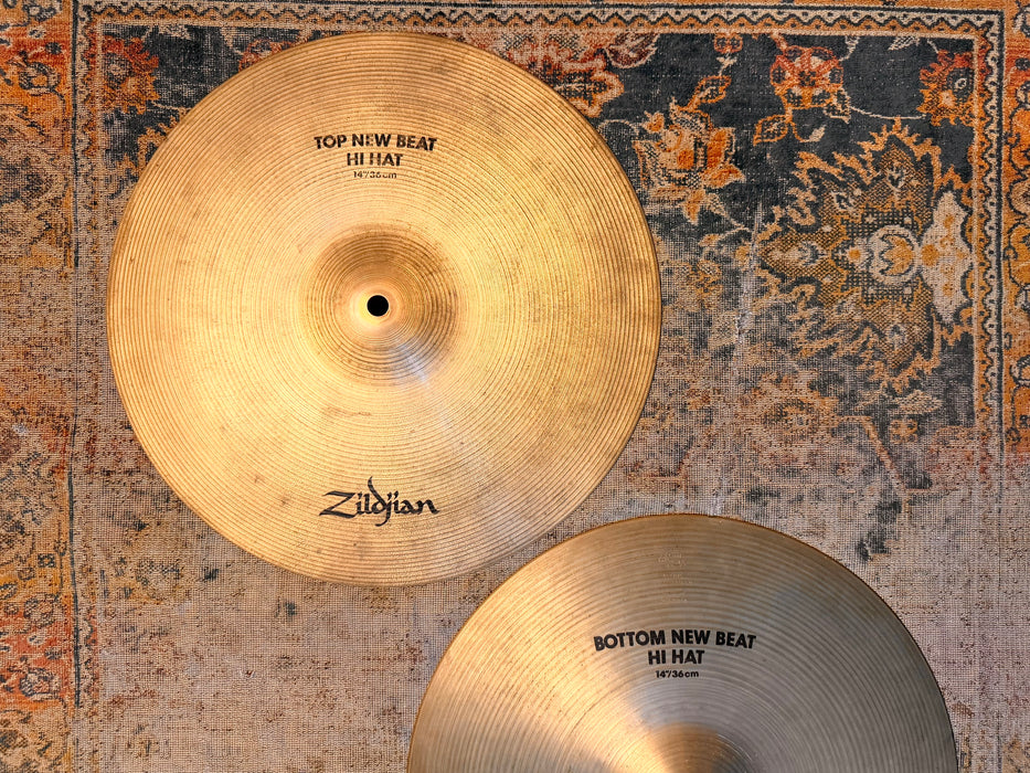 Zildjian 14” NEW BEAT Hihats CLEAN CRISP SEMI-DARK 994 1278 g Don’t Pay $480!!!