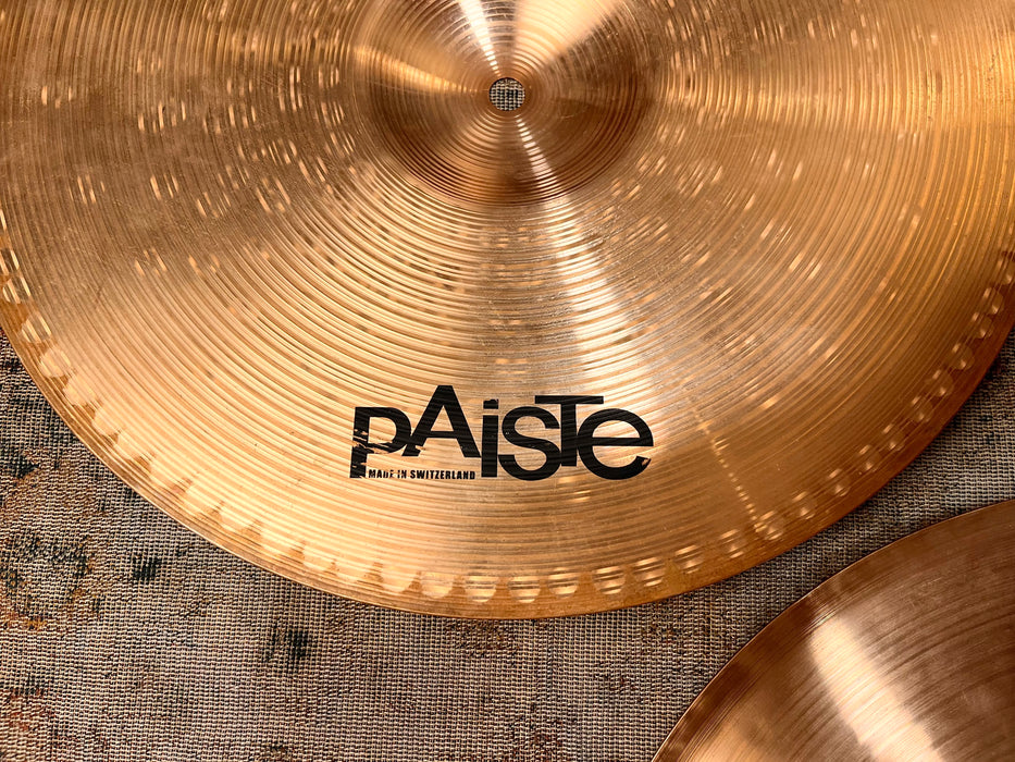 PAISTE Combo PROTOTYPE OVER VINTAGE 2002 ROCK 14” Hihats 897 1074 g TIGHT & CRISP! Sound Fantastic!