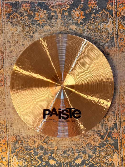 RARE Paiste SIGNATURE Bright Ride 20” CLEAN Look CLEAN Sound! Glassy Shimmering! 2574 g