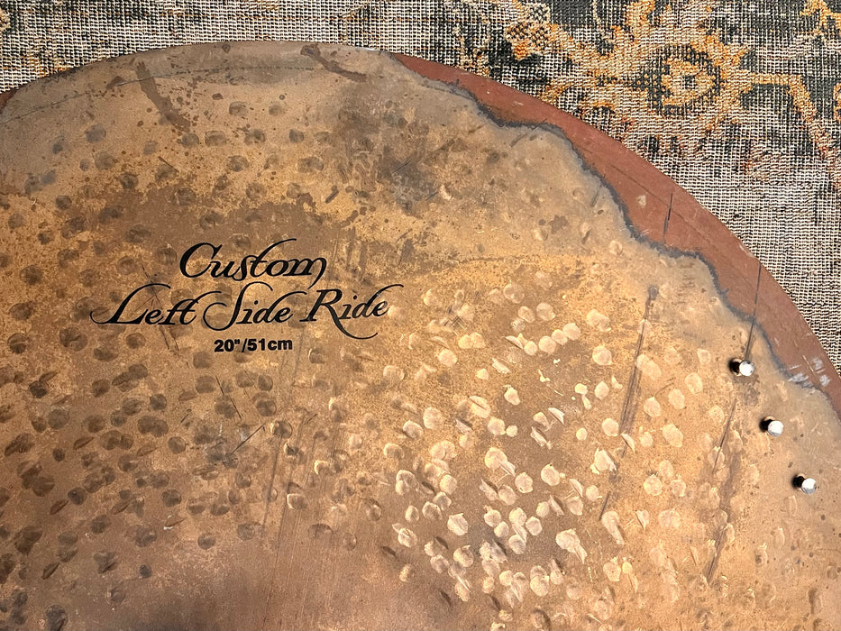 Zildjian K Custom LEFT SIDE Ride SIZZLE 20” 2504 g PERFECT! DRY w/ LIGHT COMPLEXITY! Why Pay $500?
