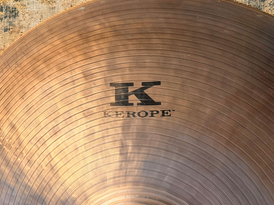 Zildjian KEROPE 20” Ride Crash THE ORIGINAL Smooth CLEAN! 1982 g Semi DRY Crashable! Deep Patina