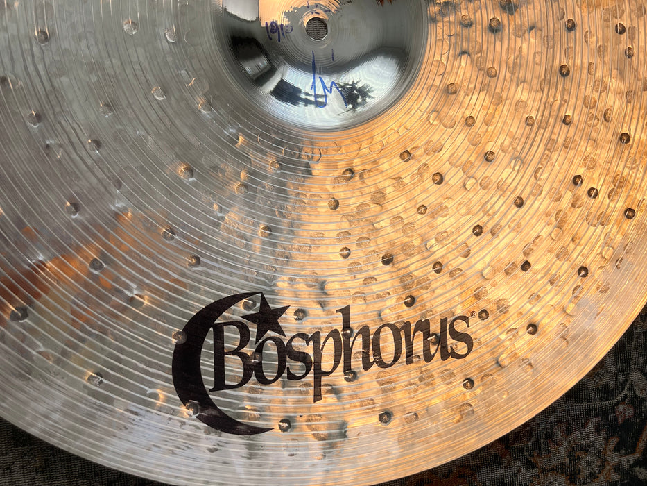 Light Ultra Papery Complex Prototype Bosphorus 21” Ride Crash 1910 g GOLDEN Lathe Brilliant Bell