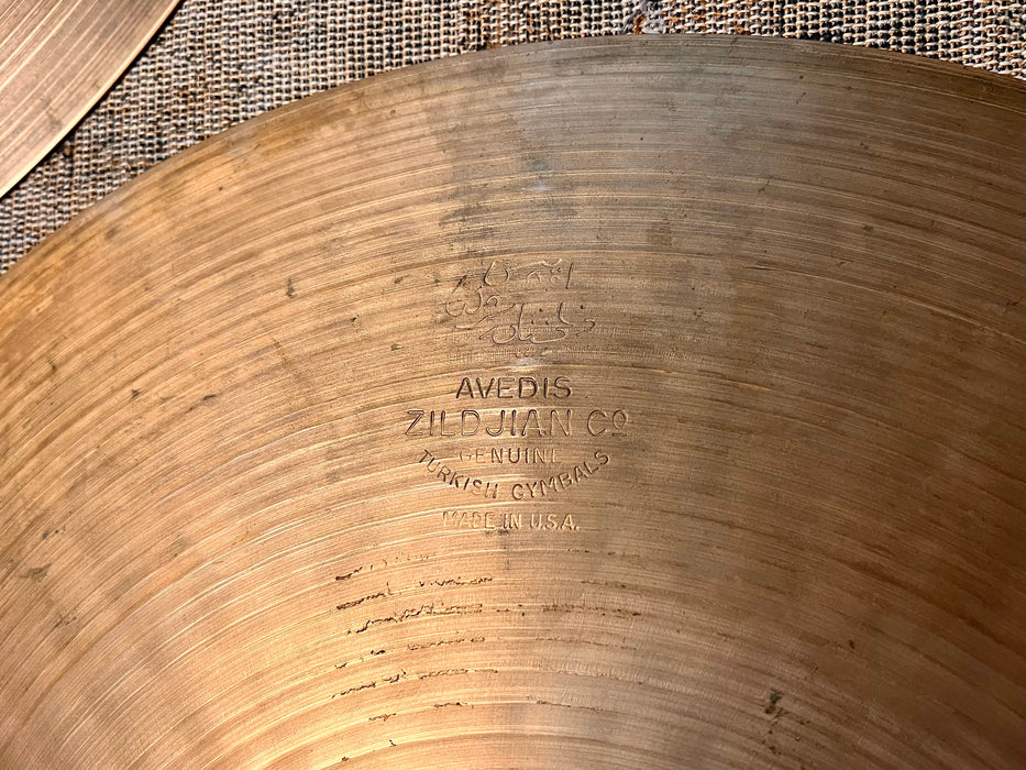 Vintage Zildjian 1960s New Beat 14” Hihats Only 874 1240 g LIGHT! AMAZING Tone! EARLY NEW BEATS