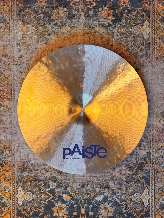 Paiste MASTERS BLUEBIRD MELLOW Ride 20” 2236 g PERFECT! Light Dark Complex! Don’t Pay $650!