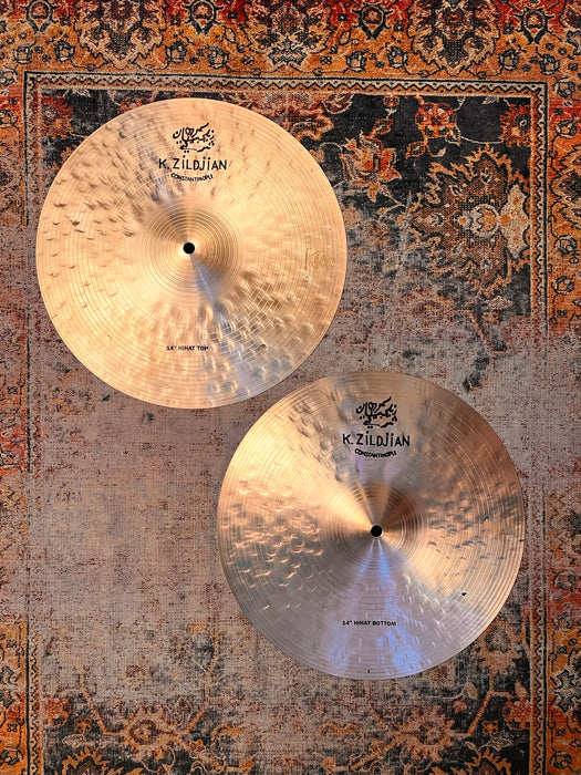 Zildjian K CONSTANTINOPLE Hihats 14” IMMACULATE! Versatile! 967 1197 g Don’t PAY $740!