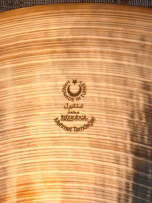 Versatile ISTANBUL Mehmet TRADITIONAL 22” Ride Crash 3098 g PERFECT Shape! Great Definition! CRASHABLE!
