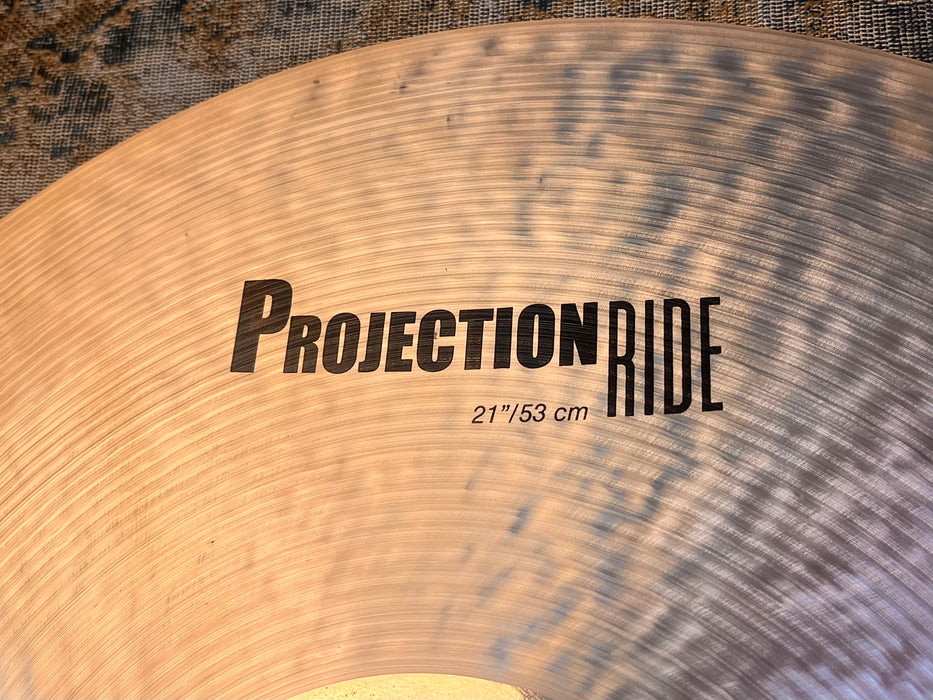 ZILDJIAN K PROJECTION Ride 21” IMMACULATE 2612 g Brilliant Bell Darker K Leanings! Versatile!
