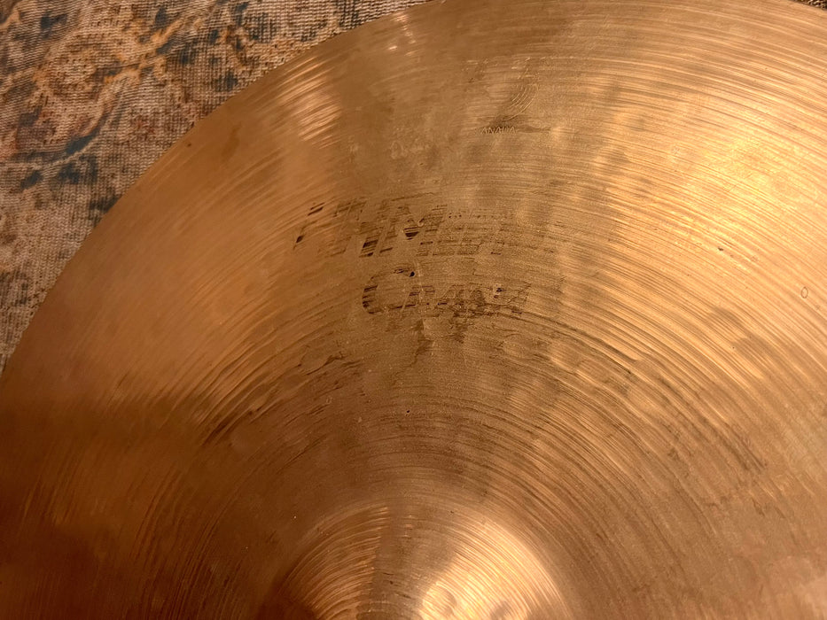 Sabian HH MEDIUM THIN Crash 16” Earlier BRILLIANT FINISH Hand Hammered 1127 g DARK!
