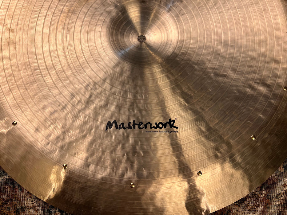 ALL 18 RIVETS Masterwork Jazz Master SWISH KNOCKER 22” China 1750 g