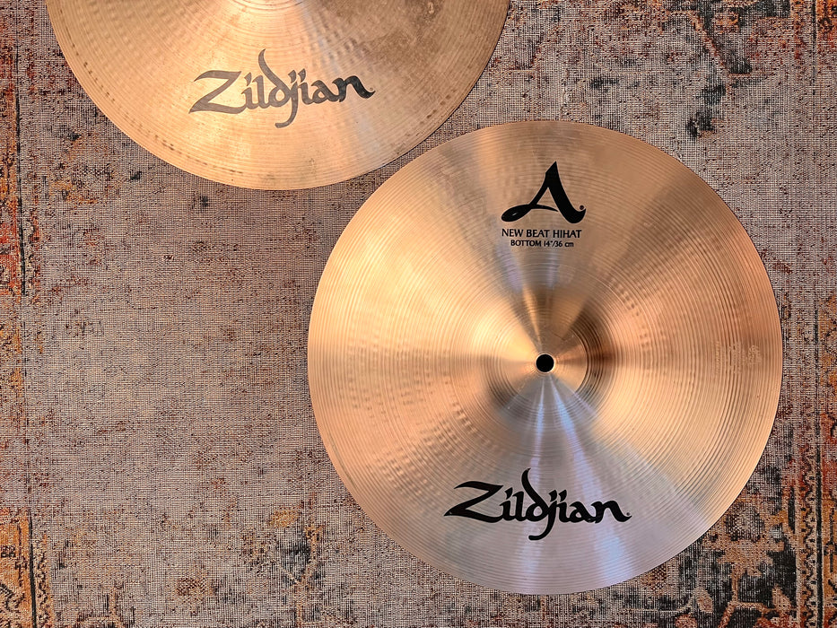 Zildjian New Beat Hihats 14” Hand Picked!  CRISP CLEAN Tone! 968 1340 g Why Pay $520?