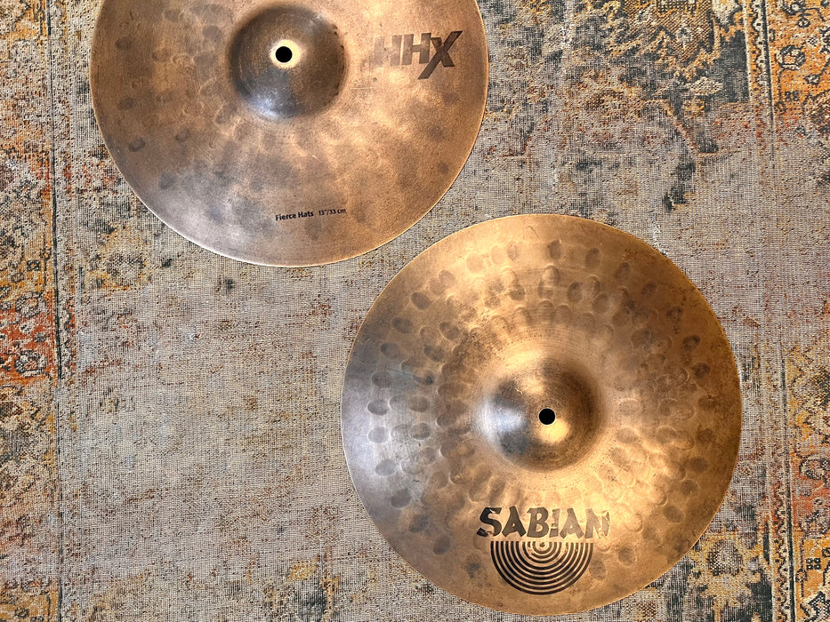 Ultra Dry Sabian HHX Jojo Mayer Fierce Hats 13” 794 1306 g CLEAN! CRISP! RAW! Discontinued!
