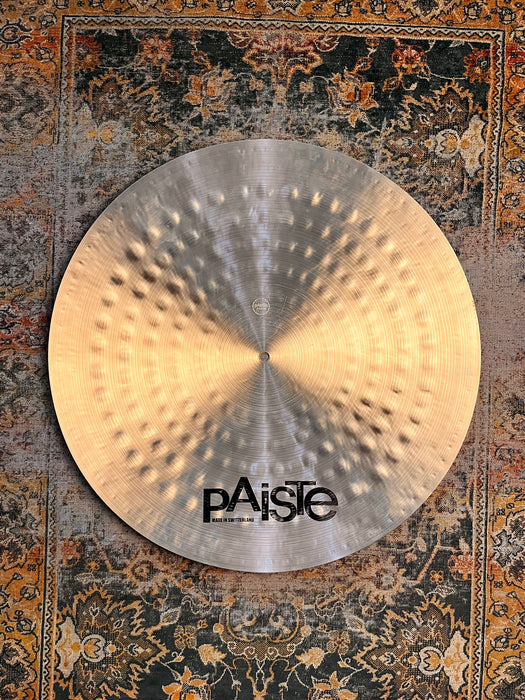 Paiste MASTERS 22” DARK FLAT RIDE 2696 g Huge SMOOTH Mellow Controlled! Super CLEAN Don’t Pay $820!