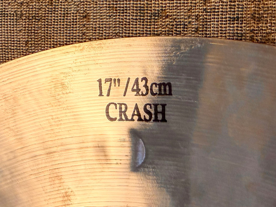 DARK 1/2 LATHE ISTANBUL Mehmet 17” SPLIT CRASH Complex Deep Hammer Hybrid 1118 g MINT! Hamer