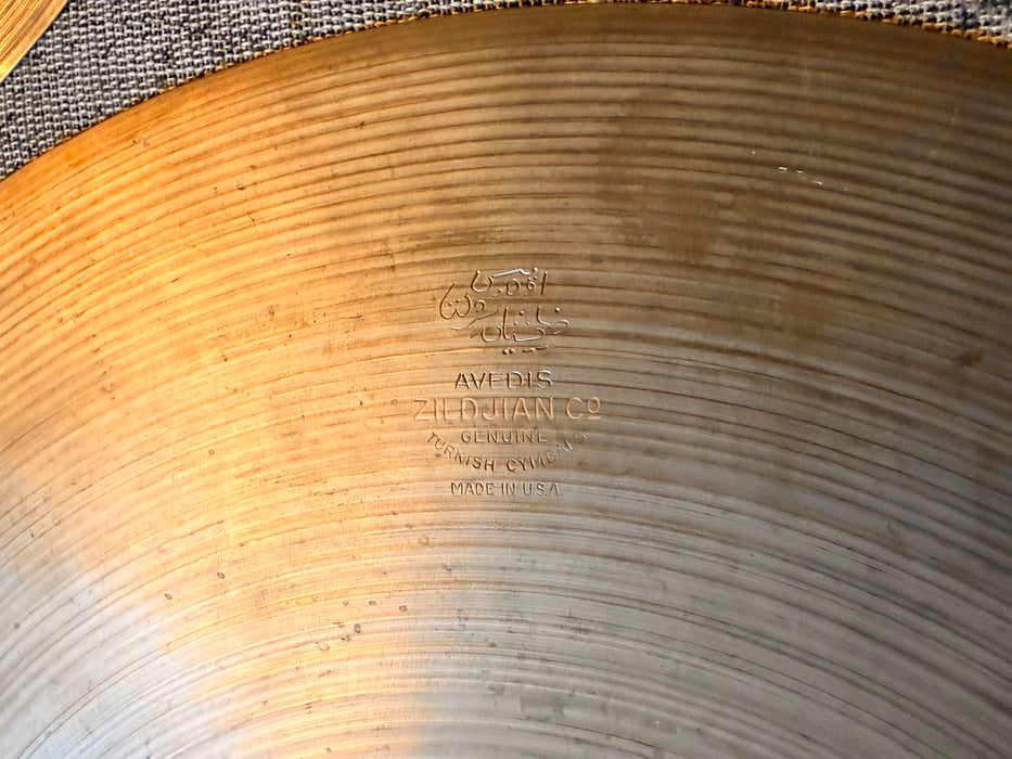 Vintage Zildjian 1960s PAPER THIN 15” Hihats 868 1059 g Gorgeous LIGHT AIRY DRY Tone! RINGO 15s!