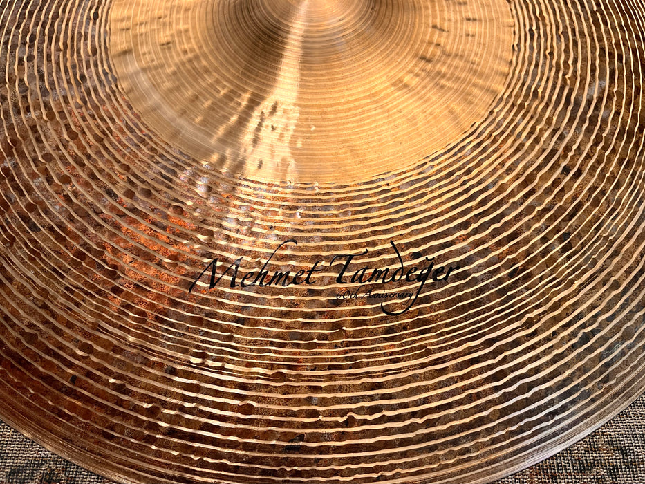 RARE DARK SMOKY ISTANBUL MEHMET 60th ANNIVERSARY RIDE 22" Sizzle 2295 g 1/2 LATHE