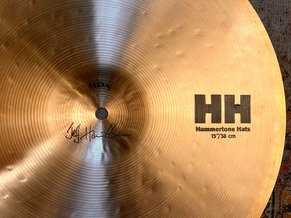 Sabian HAMMERTONE HATS 15” HH Hihats 925 1262 g MINT New Jeff Hamilton! DON’T PAY $800!
