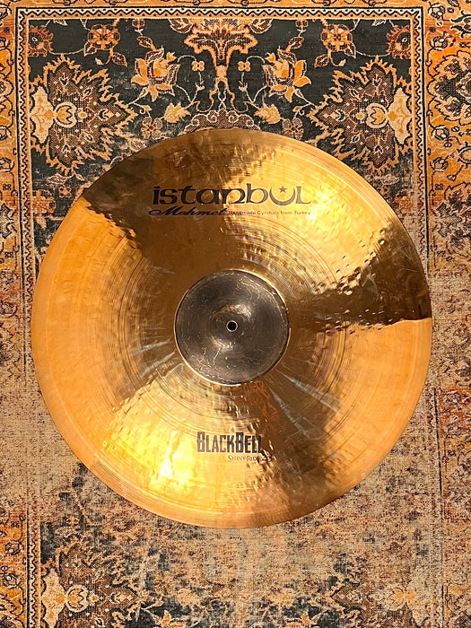 Rare 23” ISTANBUL Mehmet BLACK BELL Ride 3714 g DARK Raw Bell! CLEAN! BRILLIANT Shimmer