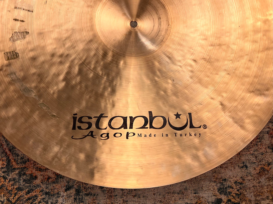 Istanbul AGOP 24” XIST Ride or Crash 3597 g Amazing Shape! Dark and HUGE! Versatile!