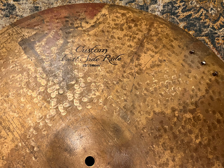 Rare DISCONTINUED Zildjian K Custom LEFT SIDE Ride SIZZLE 22” 2788 g CLEAN