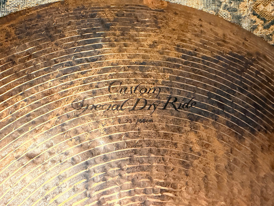 ZILDJIAN 23” K Custom Special Dry Ride DISCONTINUED! Dark Smoky Beautiful Organic Tone 3214 g