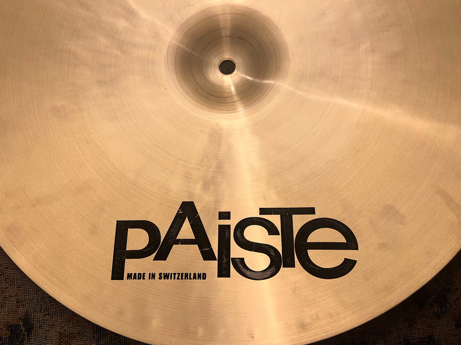 Ultra Glowing Paiste MASTERS EXTRA THIN 18” MULTI CRASH RIDE ONLY 1146 g MINT