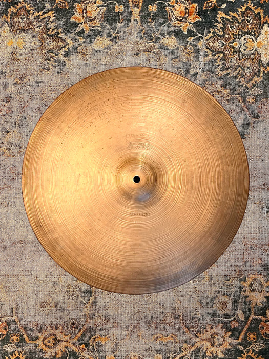 RARE 1974 Vintage Paiste 2002 18” STAMPED MEDIUM 1472 g BONHAM! EARLY 2002