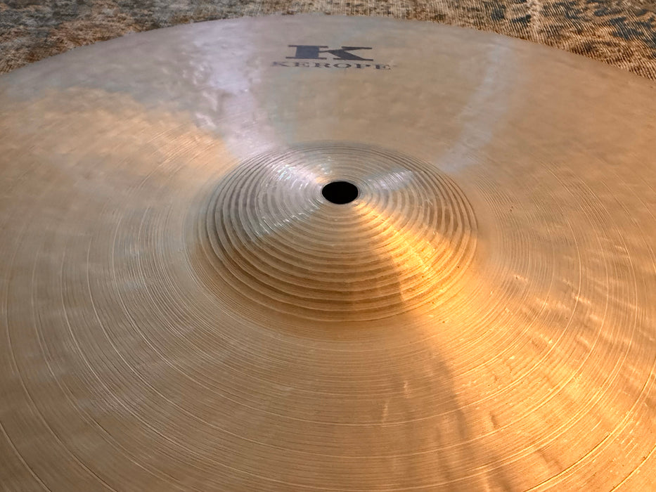 Zildjian KEROPE Crash Ride 19” From 1st YEAR! AMAZING SHAPE! 1616 g Light Controlled Versatile!