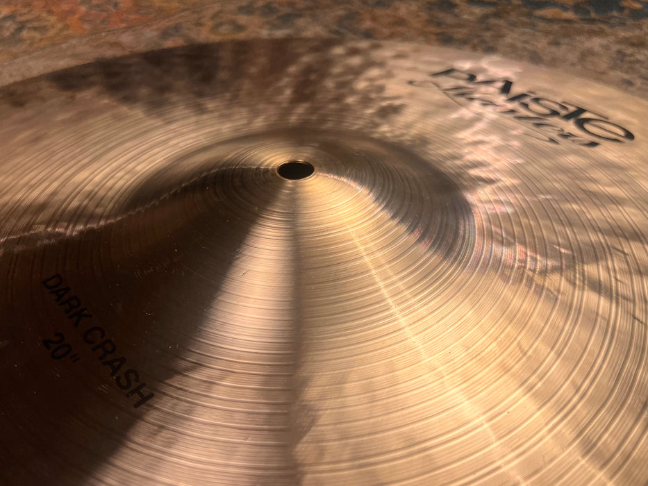 PAPER Thin Complex Paiste MASTERS Dark Crash 20” 1798 g AMAZING CLEAN