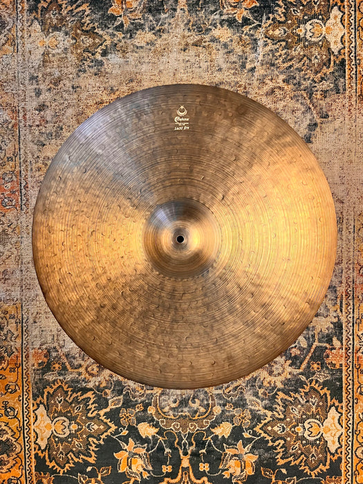 Light Complex Bosphorus 1600 Ride 22” 2242 g IMMACULATE Pre Aged! PAPER-Y SMOOTH!