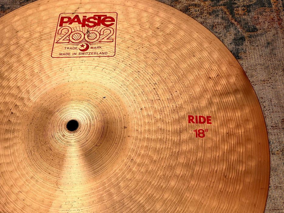 BONHAM Paiste 2002 Ride 18” 1816 g CLASSIC TONE Discontinued! VERY RARE