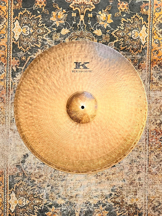 Zildjian KEROPE 22” Ride Crash SUPER DARK & DRY 2471 g GORGEOUS! The ORIGINAL! Deep & Dark
