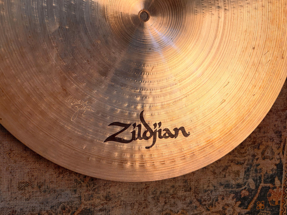 Discontinued ZILDJIAN A & CIE "Vintage" 20" RIDE 1st RUN! 1897 g Stick + CLEAN Warm Tone! CRASHABLE