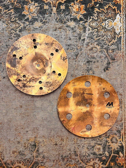 Sabian COMPRESSION STAX 10” Effects Hihats 324 410 g RAW AA TIGHT Complex EFX! SICK HATS Discontinued