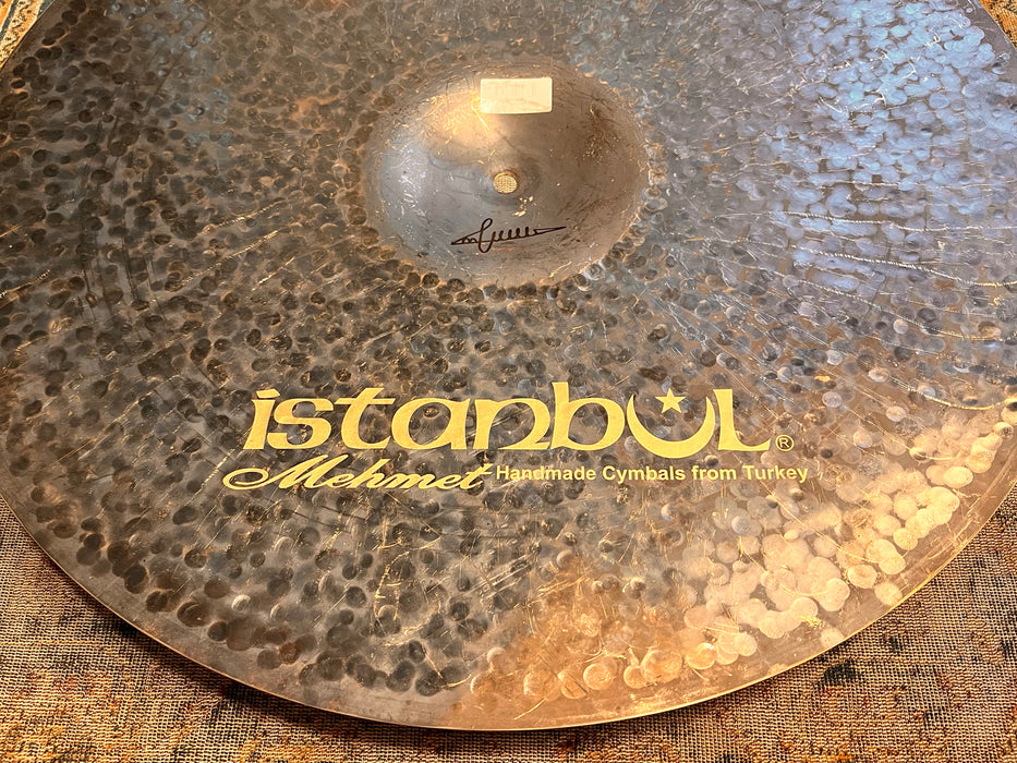RARE DARK Istanbul Mehmet 61st Anniversary Ride 22" 2182 g Raw Dry Crashable! Versatile! Immaculate