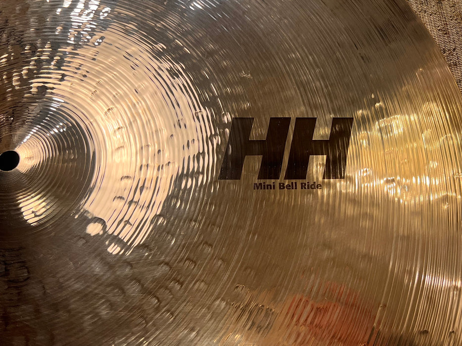 ULTRA RARE SMOOTH Sabian HH Hand Hammered MINI BELL 22” Ride 2956 g BRILLIANT Mint