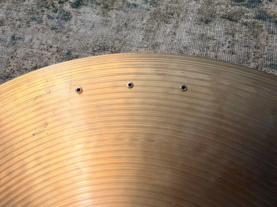 Zildjian K Flat Ride Sizzle 20” SUPER CLEAN! Tight FOCUSED CHIME LIKE Pin-Point Definition 2570 g