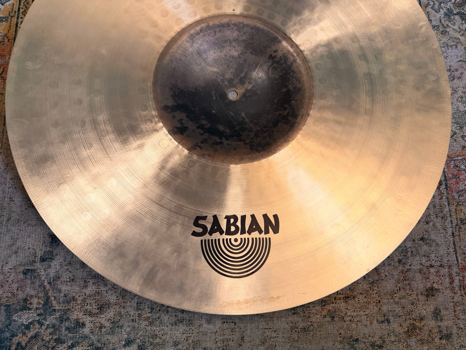 UNIQUE Sabian PROTOTYPE ULTRA HEAVY MEGA POWER BELL 22” Dark Low MASSIVE Raw Bell! MINT 4105 g