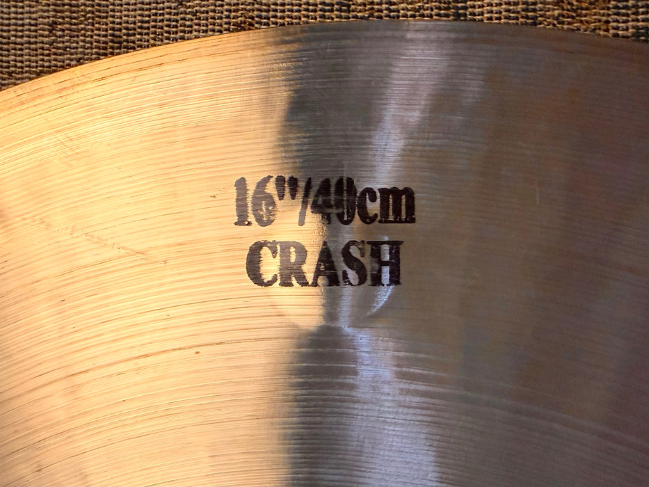 DARK 1/2 LATHE ISTANBUL Mehmet Hamer 16” SPLIT CRASH 914 g PERFECT Turk Traditional