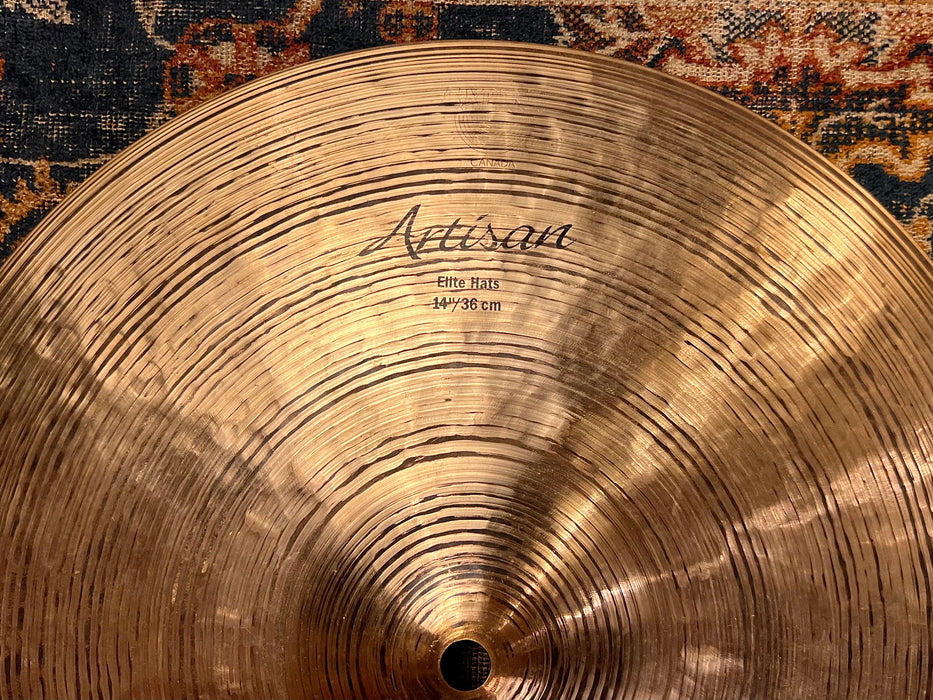 DRY COMPLEX THIN Sabian ARTISAN ELITE Hihats 14” 821 1228 g IMMACULATE Why Pay $780!!