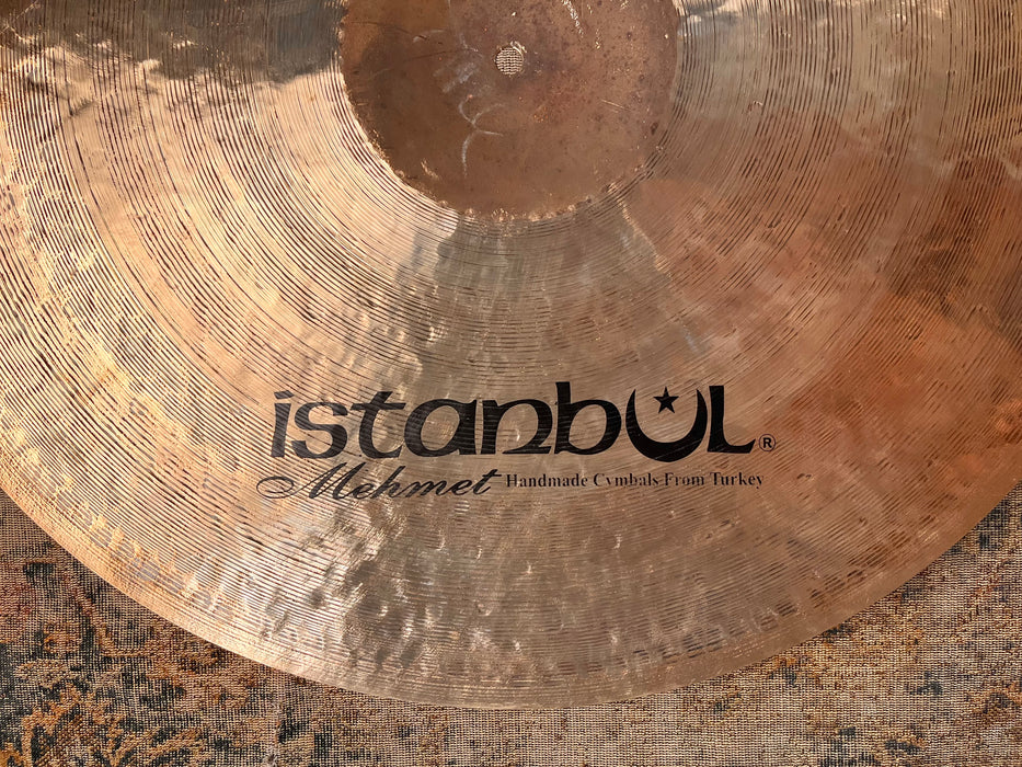 Rare ULTRA DARK MASSIVE Istanbul Mehmet 24” MC Jazz Ride Sizzle 2872 g IMMACULATE & Amazing