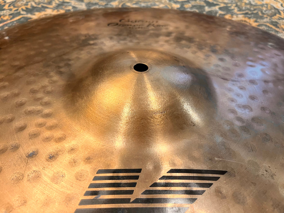 Zildjian K CUSTOM ORGANIC Ride 21” THINNER ONE! 2484 g RAW TOP & BRILLIANT UNDERSIDE! Why Pay $540?