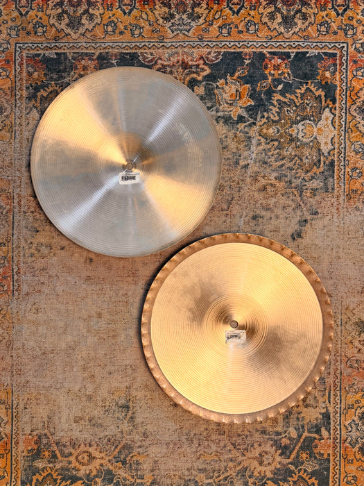 Discontinued Ultra CRISP Zildjian MASTERSOUND 13” Hihats TIGHT CLEAN ARTICULATE Tone! 812 1078 g