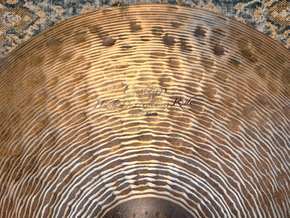 ORIGINAL Zildjian K Custom HIGH DEFINITION Ride 22” 3138 g DRY! DEEP Patina! Aged 20 Yrs Sound Amazing