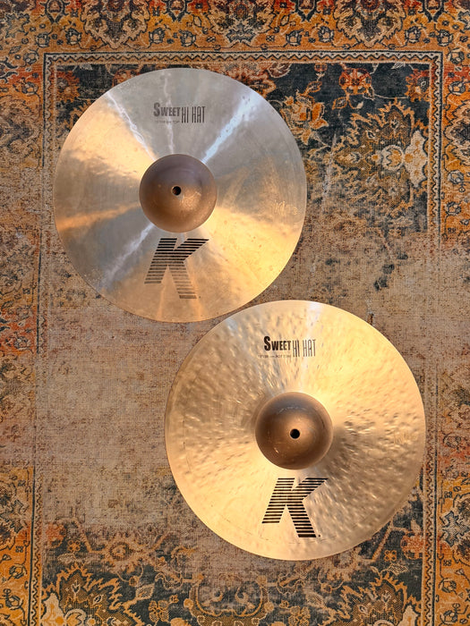 Zildjian K SWEET Hihats 15” Crisp, DARK Complex Mellowed 1078 1695 g WHY Pay $720