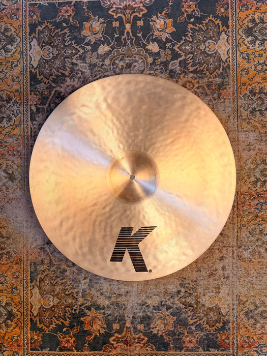 Zildjian 21” K Heavy Ride DISCONTINUED! SMOOTH DARK Versatile! Aged Mellowed  21 Years! 3272 g